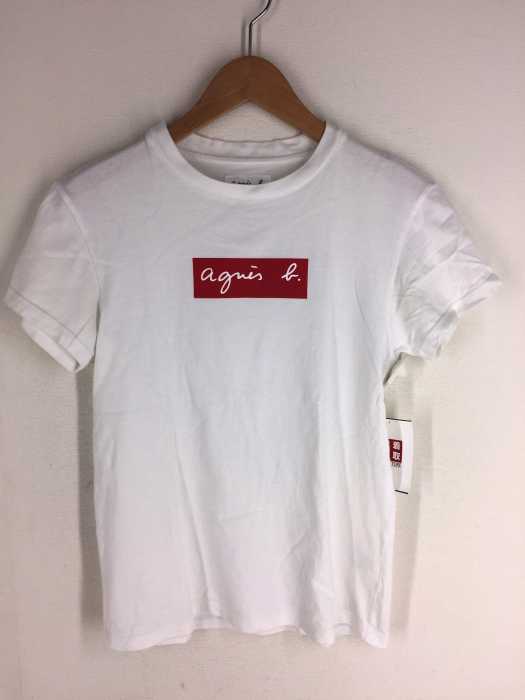 Agnes b.homme（アニエスベーオム） ボックスロゴTシャツ レディース トップス