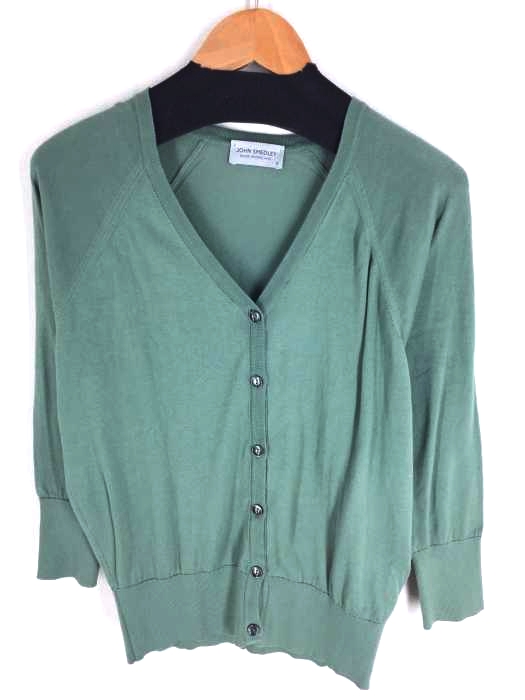 JOHN SMEDLEY（ジョンスメドレー） イギリス製 SEA ISLAND COTTON カーディガン レディース トップス