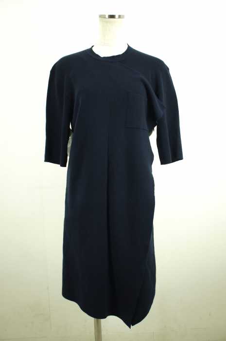 BALENCIAGA (バレンシアガ) 14AW カシミヤ混ウールデザインワンピース レディース ワンピース