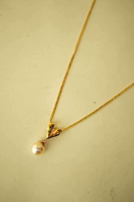CALMAGIO () パール付きネックレス レディース アクセサリー