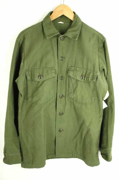 USED古着  （ユーズドフルギ） 米軍 ロングスリーブユーティリティーシャツ メンズ アウター