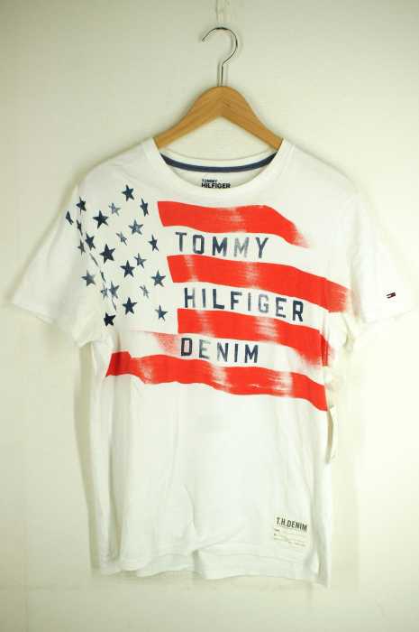 TOMMY HILFIGER DENIM（トミーヒルフィガーデニム） 星条旗プリント メンズ トップス