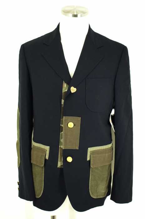 BROOKS BROTHERS×eYe JUNYA WATANABE COMME des GARCONS MAN （ブルックスブラザーズ×アイジュンヤワタナベコムデギャルソンマン） AD2013 パッチワーク メンズ アウター
