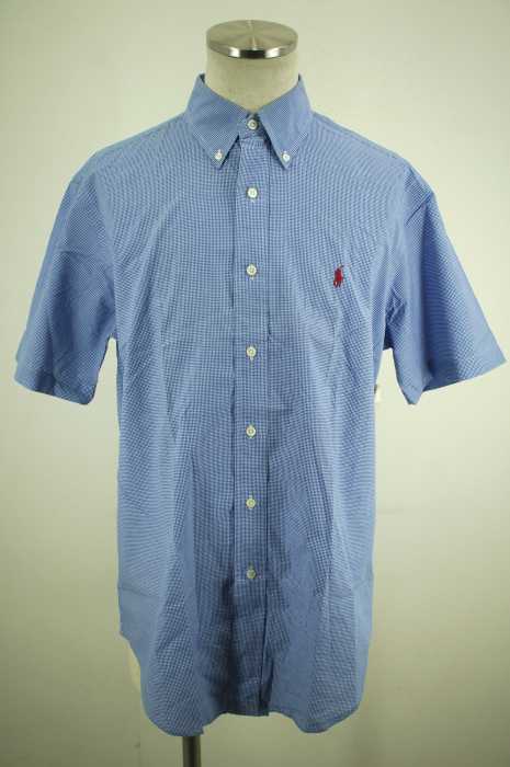 RALPH LAUREN （ラルフローレン） CLASSIC FIT ポニー刺繍半袖チェックボタンシャツ メンズ トップス