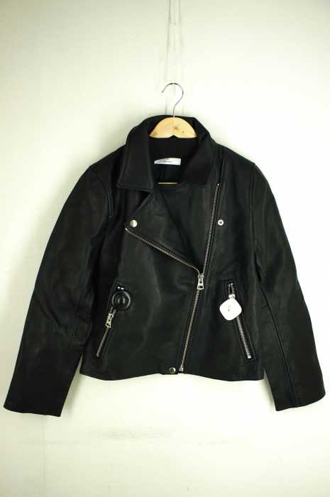 BLACK by moussy(ブラックバイマウジー) leather riders jk レディース アウター