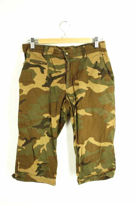 BEAMS Lights （ビームスライツ） ストレッチカモフラクロップドパンツ メンズ パンツ