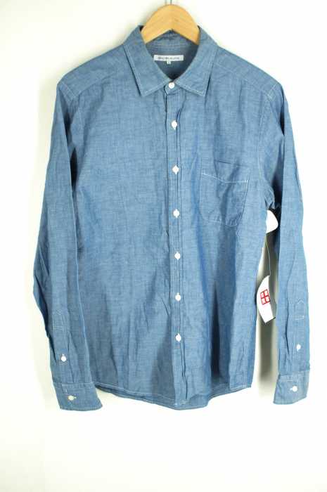 UNITED ARROWS green label relaxing （ユナイテッドアローズグリーンレーベルリラクシング） リネン混 CHAMBRAY REG シャツ メンズ トップス
