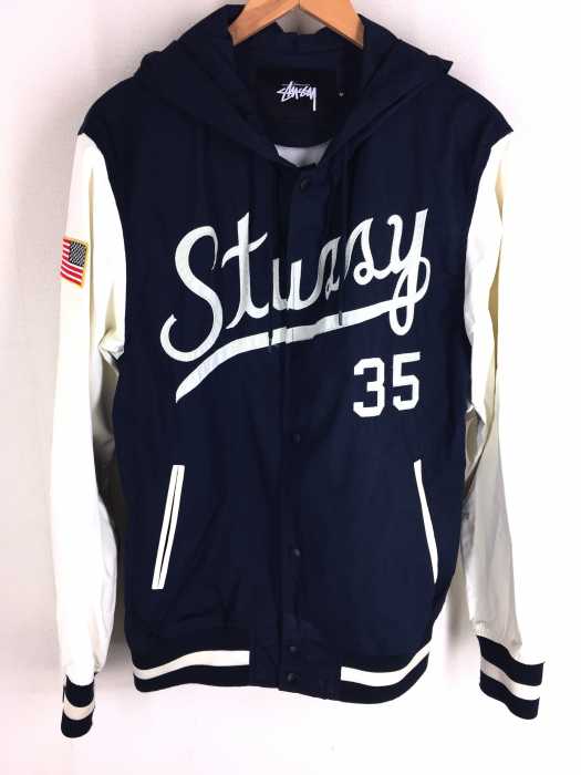 STUSSY （ステューシー） フーディー ナイロンスタジャン メンズ アウター