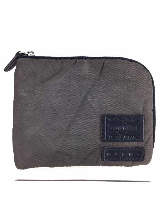 MARNI × PORTER(マルニ ポーター) BLOCK COLLECTION Zip Wallet メンズ 財布・ケース