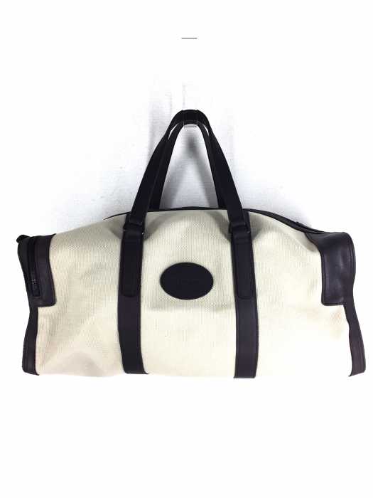 LONGCHAMP（ロンシャン） 2WAY キャンバスレザー切替 ショルダー付き ボストンバッグ レディース バッグ