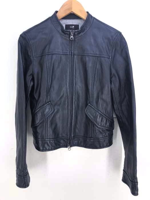 23区（ニジュウサンク） シングルレザージャケット レディース アウター
