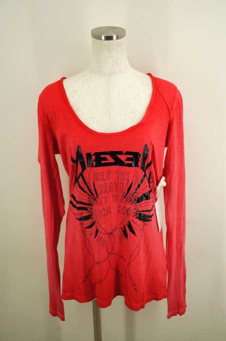 DIESEL （ディーゼル） プリントカットソー レディース トップス