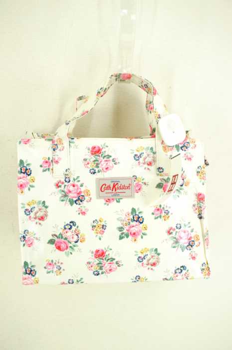 Cath Kidston (キャスキッドソン) PVCフラワープリントジップトートバッグ レディース バッグ