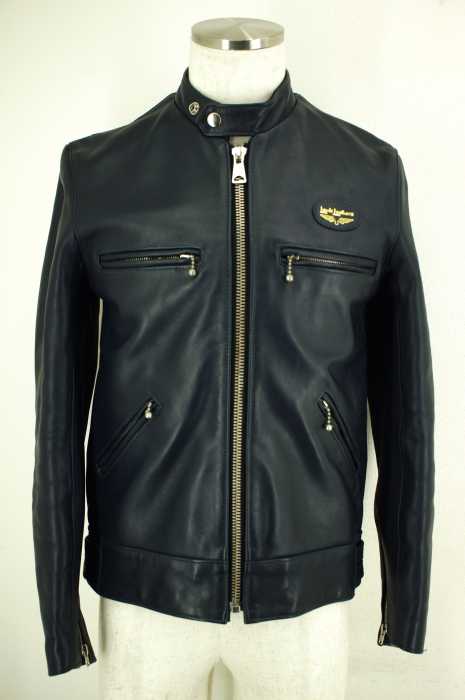 Lewis Leathers （ルイスレザーズ） AVIAKITタグンシングルライダースレザージャケット メンズ アウター