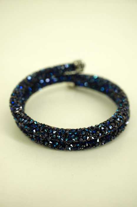 SWAROVSKI （スワロフスキ） ブレスレット クリスタルダスト バングル ブレスレット レディース アクセサリー