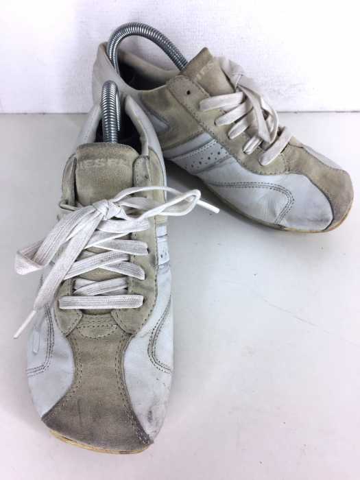 DIESEL （ディーゼル） Windom remy lace ups white sneaker shoes メンズ シューズ