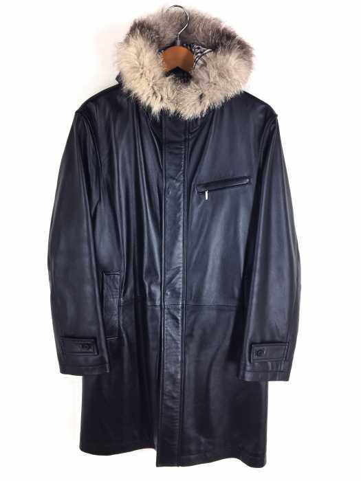 BURBERRY BLACK LABEL （バーバリーブラックレーベル） レザーコート
