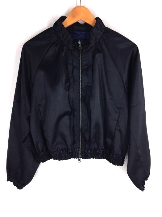 LANVIN en Bleu(ランバンオンブルー) サテンリバーシブルブルゾン レディース アウター