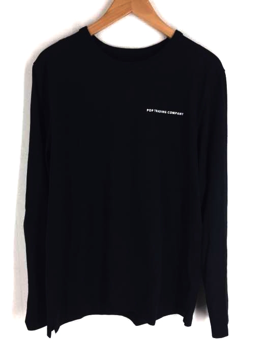 POP TRADING COMPANY（ポップトレーディングカンパニー） logo longsleeve メンズ トップス