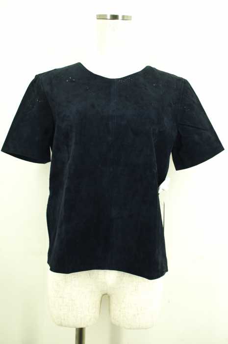 ZARA BASIC （ザラベーシック） ピッグレザーシャツブラウス レディース トップス