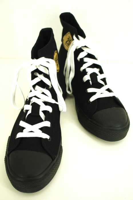 USED古着（ユーズドフルギ） heal the world　キャンバスハイカットスニーカー メンズ シューズ
