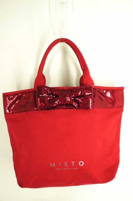 ANTEPRIMA MISTO（アンテプリマミスト） スパンコールリボン付き トートバッグ レディース バッグ