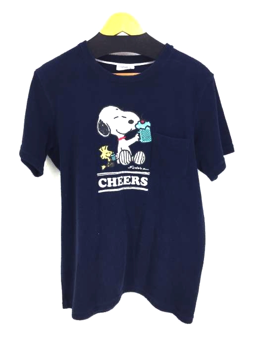 coen(コーエン) パイル地 キャラクターTシャツ メンズ トップス