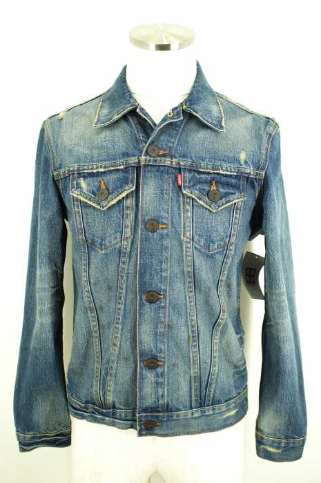 Levi's (リーバイス) 加工デニムジャケット メンズ アウター