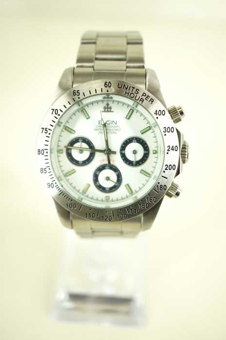 ELGIN（エルジン） クロノグラフ メンズ 腕時計