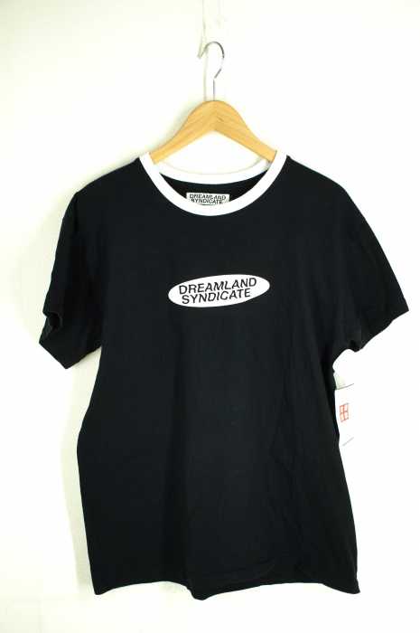 DREAMLAND SYNDICATE (ドリームランドシンジケート) ロゴプリント トリムTシャツ メンズ トップス