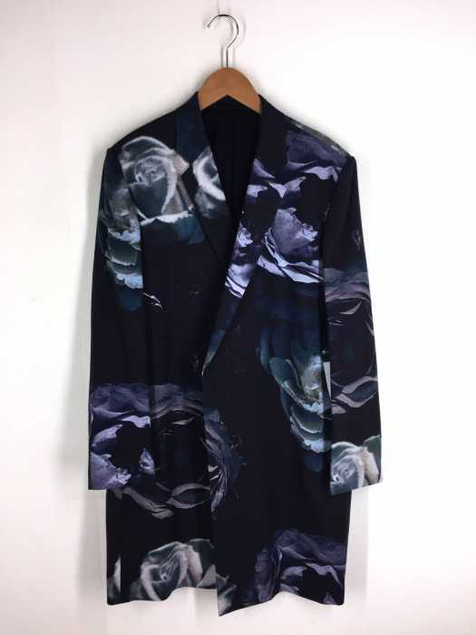 LAD MUSICIAN （ラッドミュージシャン） 17SS WOOL INKJET BIG ROSE ロングジャケット メンズ アウター