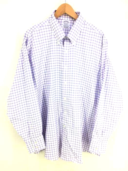 BROOKS BROTHERS（ブルックスブラザーズ） ボタンダウン ブロックチェック メンズ トップス