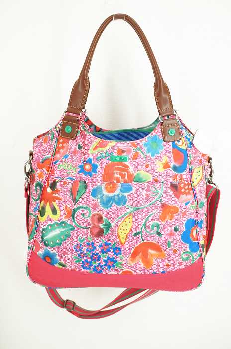 oilily （オイリリー） フラワーバード総柄2WAY ショルダーバッグ レディース バッグ