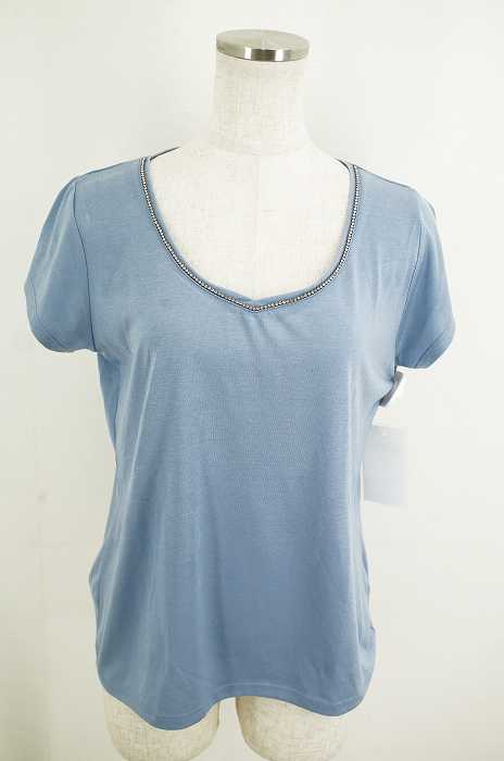 PROPORTION BODY DRESSING (プロポーションバイボディードレッシング) ラインストーン付きカットソー レディース トップス
