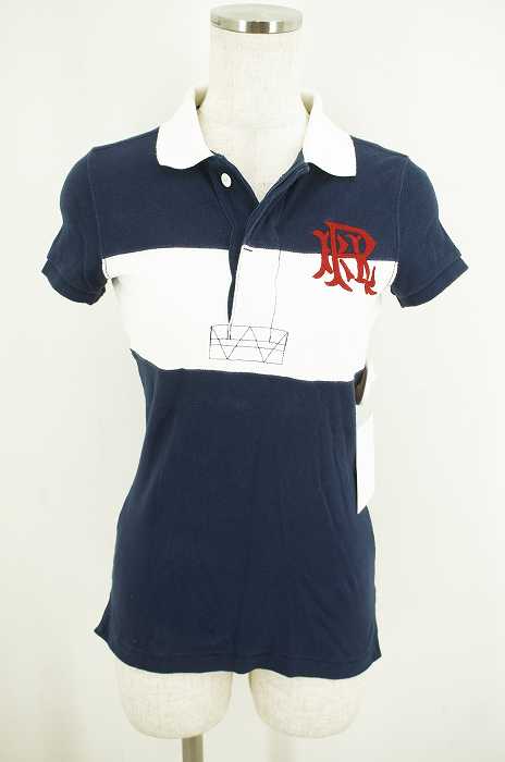 Rugby Ralph Lauren(ラグビーラルフローレン) ナンバリング入り切替ポロシャツ レディース トップス