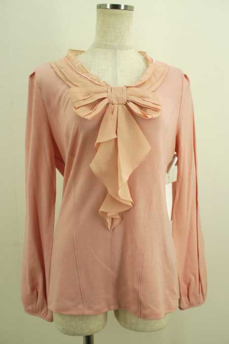 BODY DRESSING Deluxe （ボディドレッシングデラックス） フロントリボンカットソー レディース トップス