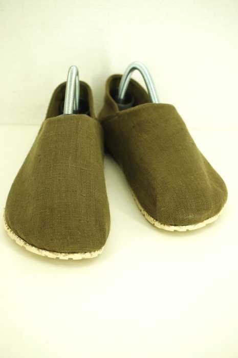 OTZshoes(オッツイシューズ) ラウンドトゥリネンスリッポン メンズ シューズ