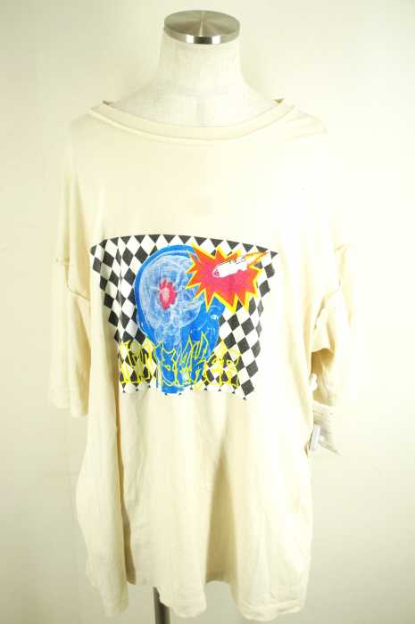 mindseeker (マインドシーカー) 汚れ加工オーバーサイズTシャツ メンズ トップス