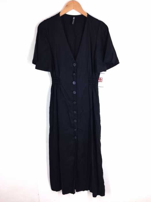 ZARA（ザラ） フレアスリーブ ボタンフロントワンピース レディース ワンピース
