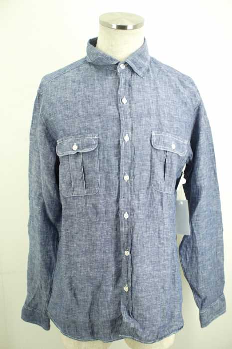 UNITED ARROWS green label relaxing （ユナイテッドアローズグリーンレーベルリラクシング） リネンシャンブレーシャツ メンズ トップス