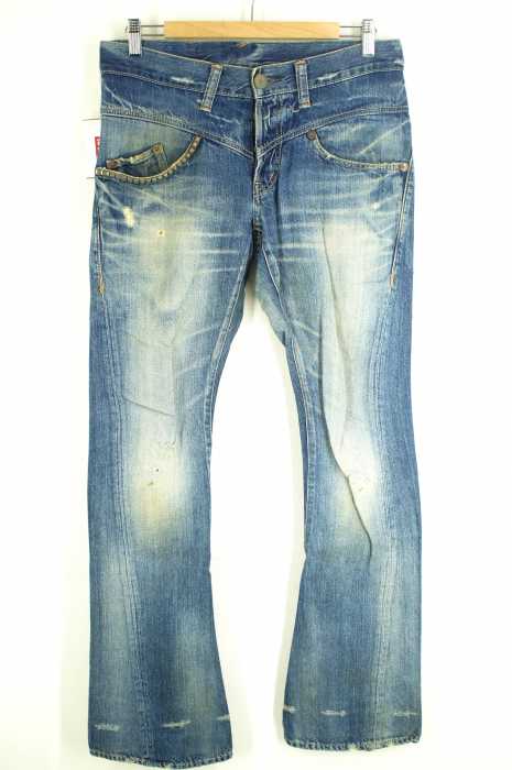 HYSTERIC GLAMOUR （ヒステリックグラマー） スタッズ付き ダメージ