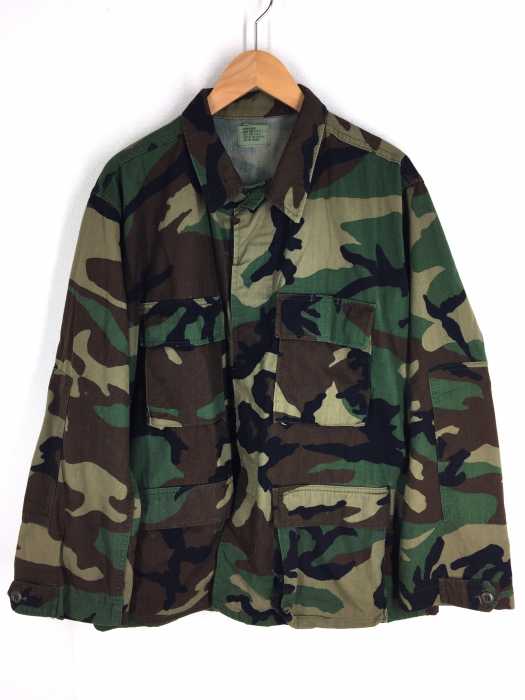 USED古着  （ユーズドフルギ） USMC 米海兵隊 BDUジャケット ウッドランドカモ メンズ アウター