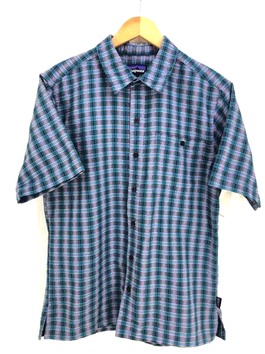 patagonia（パタゴニア） チェックシャツ 半袖 メンズ トップス
