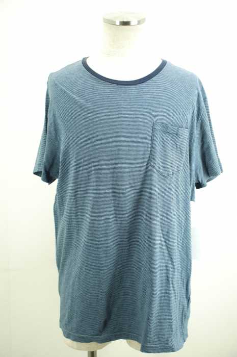RRL RALPH LAUREN (ダブルアールエル ラルフローレン) ボーダー柄ポケットTシャツ メンズ トップス