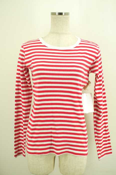 BEAMS BOY （ビームスボーイ） フライス 1cm ボーダーカットソー レディース トップス
