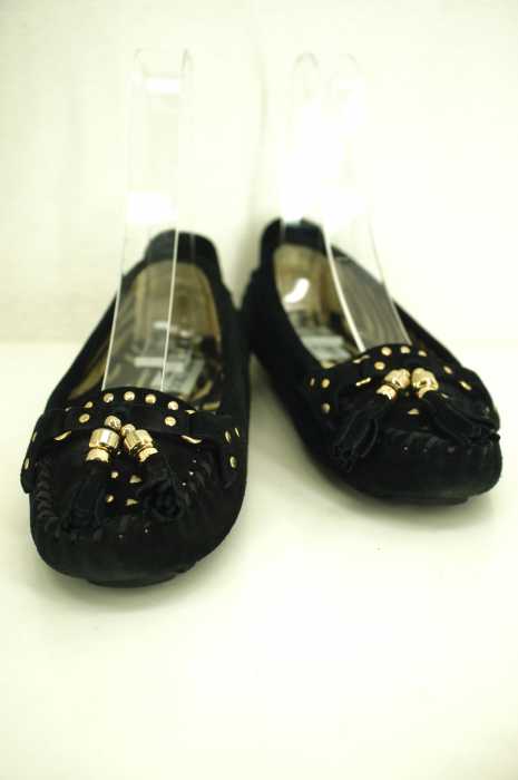 JIMMYCHOO （ジミーチュウ） ZEPHY タッセル付きスウェードフラットシューズ レディース シューズ