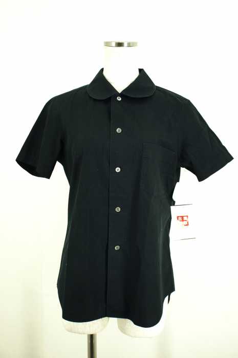 COMME des GARCONS COMME des GARCONS （コムデギャルソンコムデギャルソン） AD2011 ラウンドカラー半袖ボタンシャツ レディース トップス