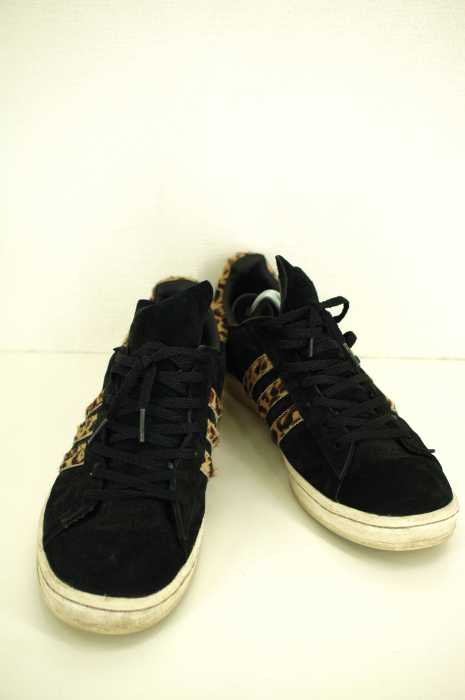 adidas originals×XLARGE （アディダスオリジナルス×エクストララージ） CAMPUS 80S BLACK LEOPARD　スニーカー メンズ シューズ