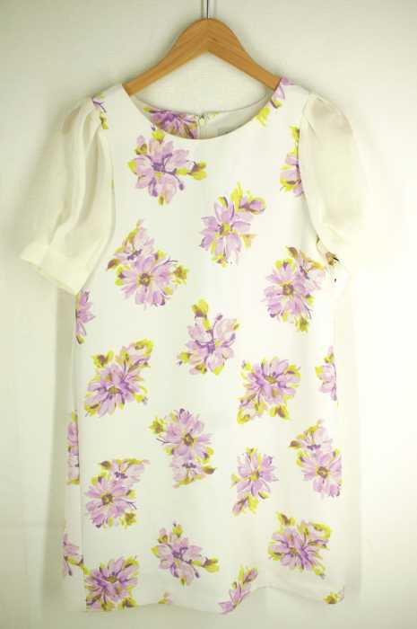 Mercuryduo マーキュリーデュオ 袖切替花柄ワンピース レディース ワンピース ブランド古着買取販売バズストア