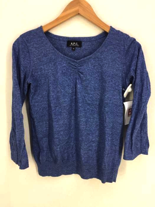 A.P.C.（アーペーセー） Vネック コットンニット レディース トップス